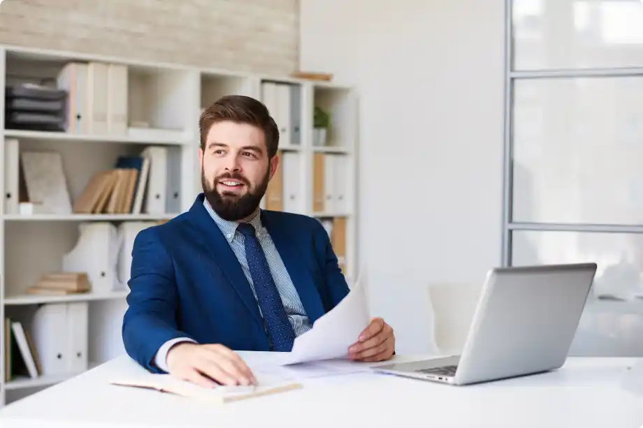 Sfeerbeeld hulp van lokale marketing service